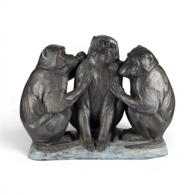Auction 160<br>DREI AFFEN (FELLPFLEGE / DIE DREI WEISEN AFFEN)