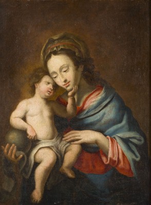Auction 160<br>MADONNA MIT KIND UND WELTKUGEL