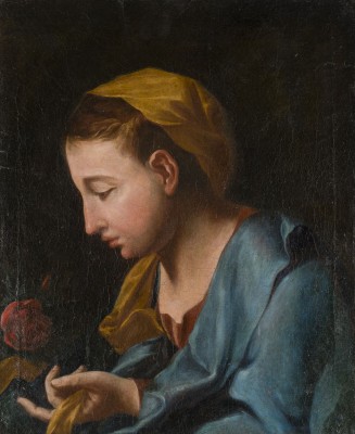 Auktion 160<br>MADONNA MIT ROSE