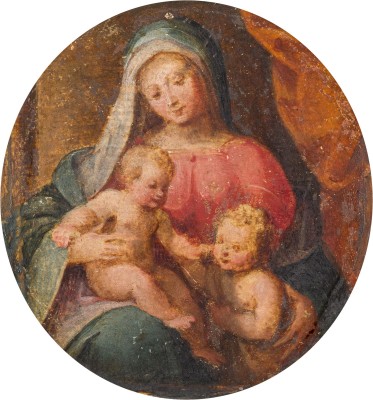 Auktion 160<br>MADONNA MIT KIND UND JOHANNESKNABEN