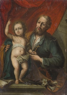 Auktion 160<br>HEILIGER JOSEF MIT DEM JESUSKIND