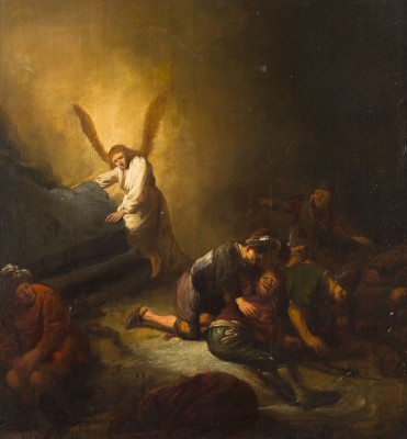 Auction 160<br>DER ENGEL DER AUFERSTEHUNG ERSCHEINT DEN WÄCHTERN AM GRABE CHRISTI