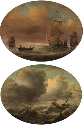 Auction 160<br>EIN PAAR GEMÄLDE: MARITIME SZENEN