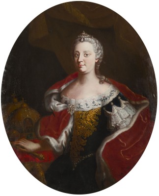 Auktion 160<br>HALBFIGURENBILDNIS DER MARIA THERESIA