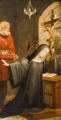 Auktion 160<br>DIE NONNE AM KRUZIFIX