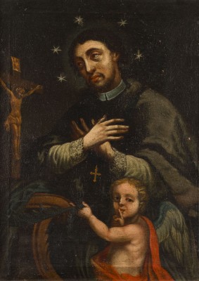 Auktion 160<br>DER HEILIGE JOHANNES VON NEPOMUK MIT PUTTO