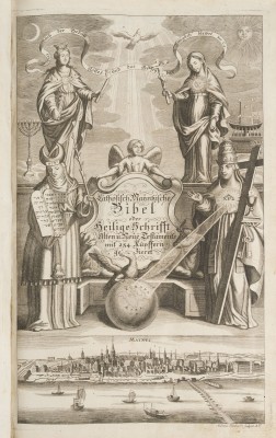 Picture BIBLIA GERMANICA - 'CATHOLISCHE MAYNTZISCHE BIBEL, DAS IST, DIE GANTZE HEILIGE SCHRIFFT DES ALTEN UND NEUEN TESTAMENTS (...)'