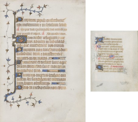 Picture ZWEI PSALTER-EINZELSEITEN