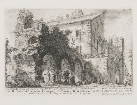 Auktion 160<br>2 ARBEITEN: 'L'ACQUA CLAUDIA' UND 'ANFITEATRO CASTRENSE'