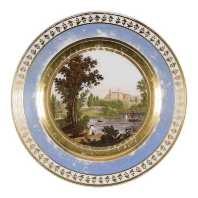 Auction 161<br>TELLER MIT DEM ANSICHT DES GATTSCHINA SCHLOSSES