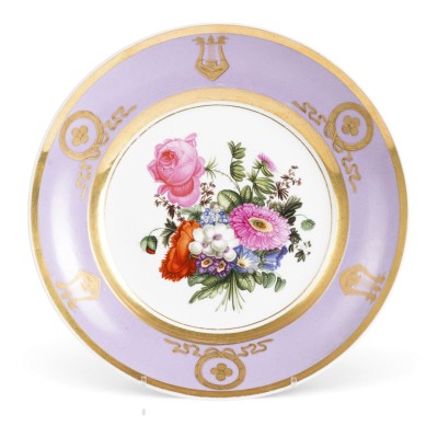Auction 161<br>TELLER MIT FLORALEM DEKOR