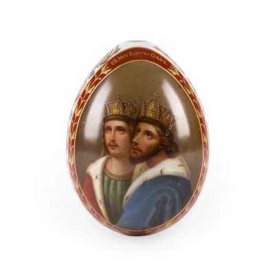 Auction 161<br>FEINES OSTEREI MIT DEN HEILIGEN BORIS UND GLEB