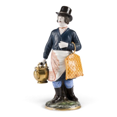 Auction 161<br>FIGUR 'SBITENHÄNDLER' AUS DER SERIE 'HÄNDLER UND HANDWERKER'