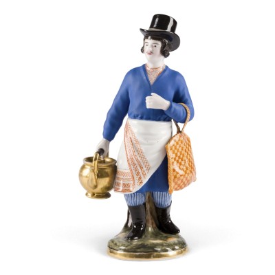 Auction 161<br>FIGUR 'SBITENHÄNDLER' AUS DER SERIE 'HÄNDLER UND HANDWERKER'