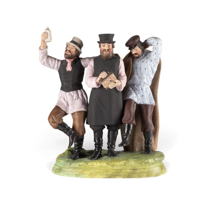 Auktion 161<br>FIGURENGRUPPE 'BETRUNKENE MÄNNER'