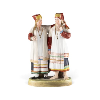 Auction 161<br>FIGURENGRUPPE 'MORDOWINISCHE FRAUEN' AUS DER SERIE 'VÖLKER RUSSLANDS'