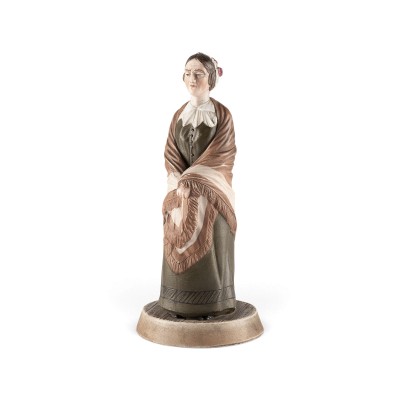 Auction 161<br>FIGUR 'FEODULIJA IWANOWNA' AUS DER SERIE ZUM ROMAN VON N.W. GOGOL 'TOTE SEELEN'