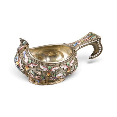 Bild FEINER JUGENDSTIL-CLOISONNÉ-EMAIL-KOWSCH