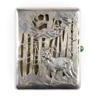 Bild ZIGARETTENETUI MIT WOLF