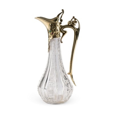 Picture JUGENDSTIL-KARAFFE MIT VERMEIL-MONTIERUNG