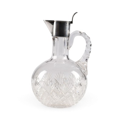Bild KLEINE KARAFFE MIT SILBER-MONTIERUNG MIT GRAVURMONOGRAMM