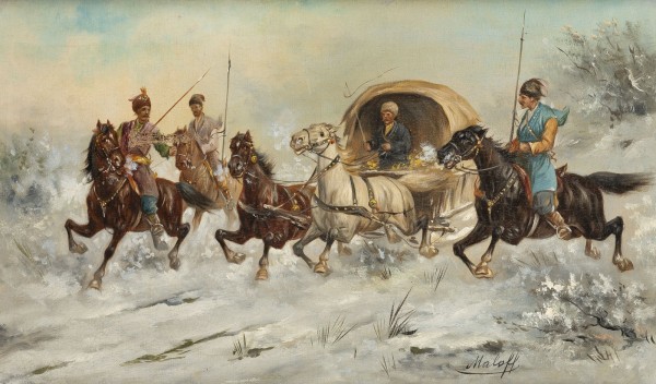 Picture GOLDTRANSPORT IM WINTER
