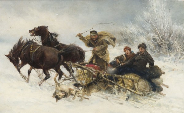 Picture 'WÖLFE GREIFEN DIE SCHLITTEN AN'