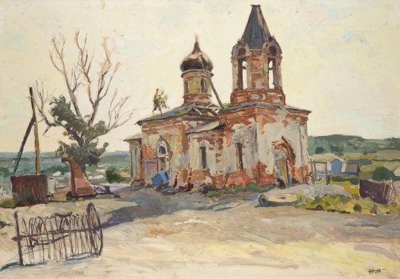 Bild 'ZERSTÖRTE KIRCHE'