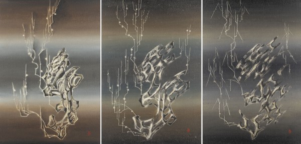 Auction 161<br>TRIPTYCHON 'DREI ZEICHEN: ERSCHEINUNG. VERÄNDERUNG. VERSCHWINDEN'