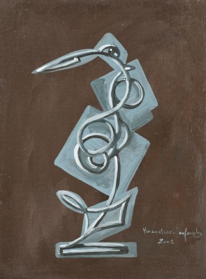Picture 'VOGEL IM BLAUEN RAUMANZUG 61'