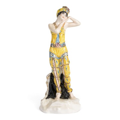 Auktion 161<br>FIGUR VON T.P. KARSAWINA ALS SOBEIDA IN BALLETT 'SCHEHERAZADE' VON N.A. RIMSKI-KORSAKOW