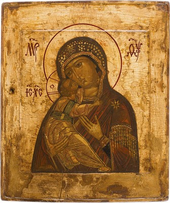 Picture IKONE MIT DER GOTTESMUTTER VON WLADIMIR (WLADIMIRSKAJA)