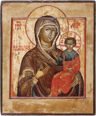 Bild IKONE MIT DER GOTTESMUTTER VON SMOLENSK (SMOLENSKAJA)