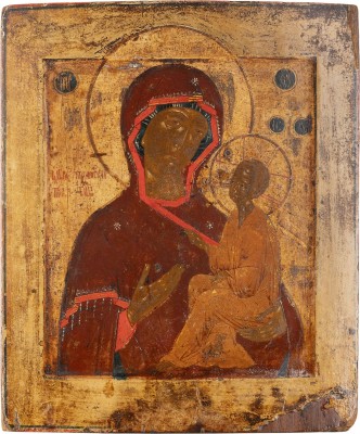 Bild IKONE MIT DER GOTTESMUTTER VON TICHWIN (TICHWINSKAJA)