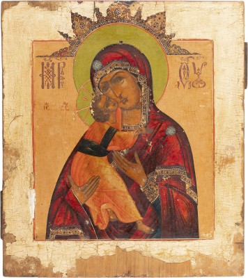 Picture IKONE MIT DER GOTTESMUTTER VON WOLOKOLAMSK (WOLOKOLAMSKAJA)