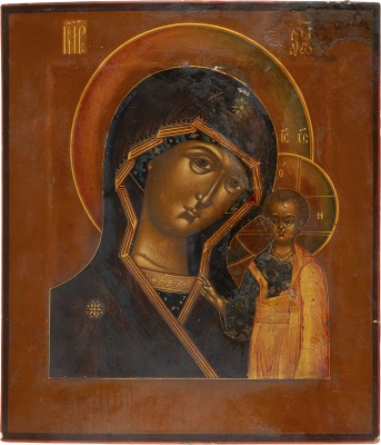 Picture FEINE IKONE MIT DER GOTTESMUTTER VON KASAN (KASANSKAJA)