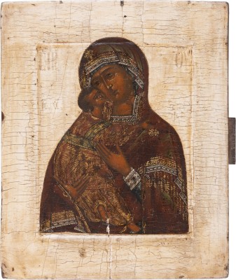 Bild KLEINE IKONE MIT DER GOTTESMUTTER VON WLADIMIR (WLADIMIRSKAJA)
