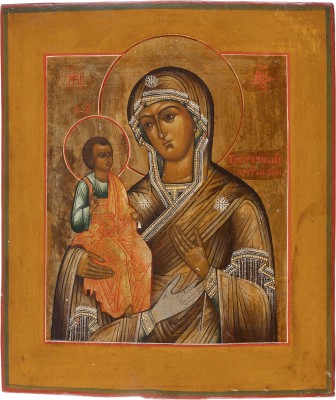 Picture IKONE MIT DER DREIHÄNDIGEN GOTTESMUTTER (TRICHEIROUSA)