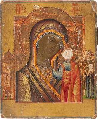 Picture KLEINE IKONE MIT DER GOTTESMUTTER VON KASAN (KASANKSAJA)
