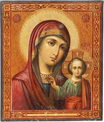 Picture IKONE MIT DER GOTTESMUTTER VON KASAN (KASANKSKAJA)