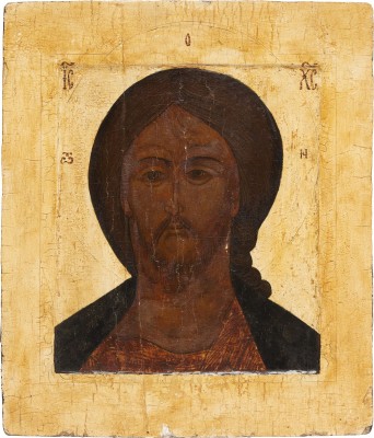 Bild IKONE MIT CHRISTUS 'GRIMMES AUGE'