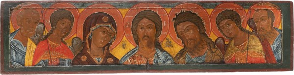 Auction 161<br>MONUMENTALE UND FEINE DEESIS-REIHE AUS EINER KIRCHEN-IKONOSTASE