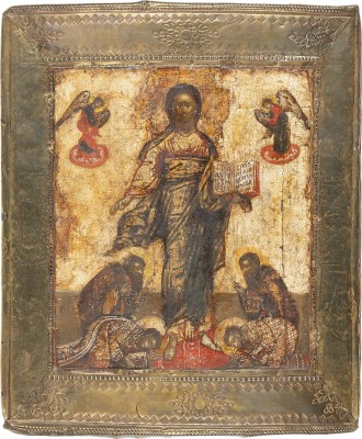Bild IKONE MIT CHRISTUS VON SMOLENSK MIT BASMA