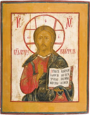Picture GROSSFORMATIGE IKONE MIT CHRISTUS PANTOKRATOR