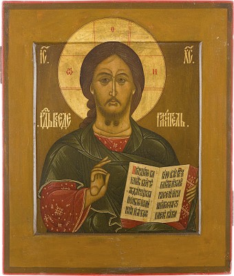 Bild FEINE IKONE MIT CHRISTUS PANTOKRATOR