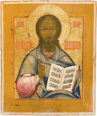 Bild IKONE MIT CHRISTUS PANTOKRATOR