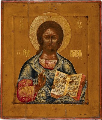Picture FEINE IKONE MIT CHRISTUS PANTOKRATOR