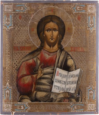 Picture IKONE MIT CHRISTUS PANTOKRATOR