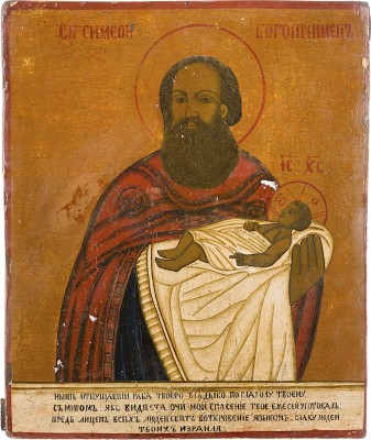 Picture IKONE MIT DEM HEILIGEN SIMEON, DEM GOTTESTRÄGER