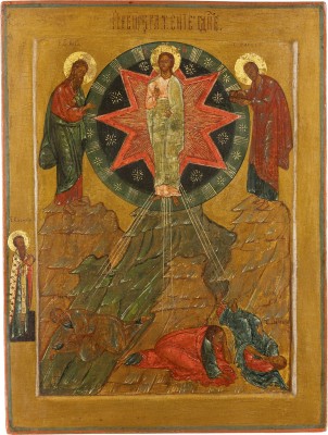 Picture GROSSFORMATIGE IKONE MIT DER VERKLÄRUNG CHRISTI AUS EINER KIRCHEN-IKONOSTASE